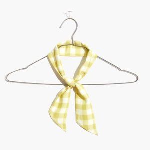 Plaid Madewell Silk Skinny Bandana Hair Scarf